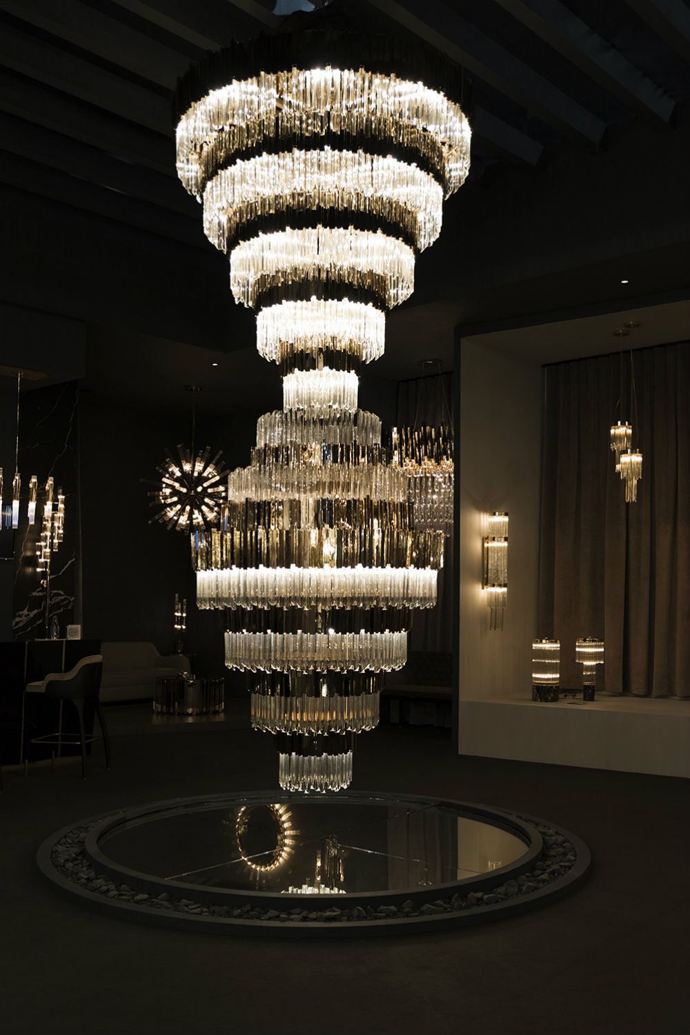 Euroluce 2019 Presents For The First Time XL Chandelier